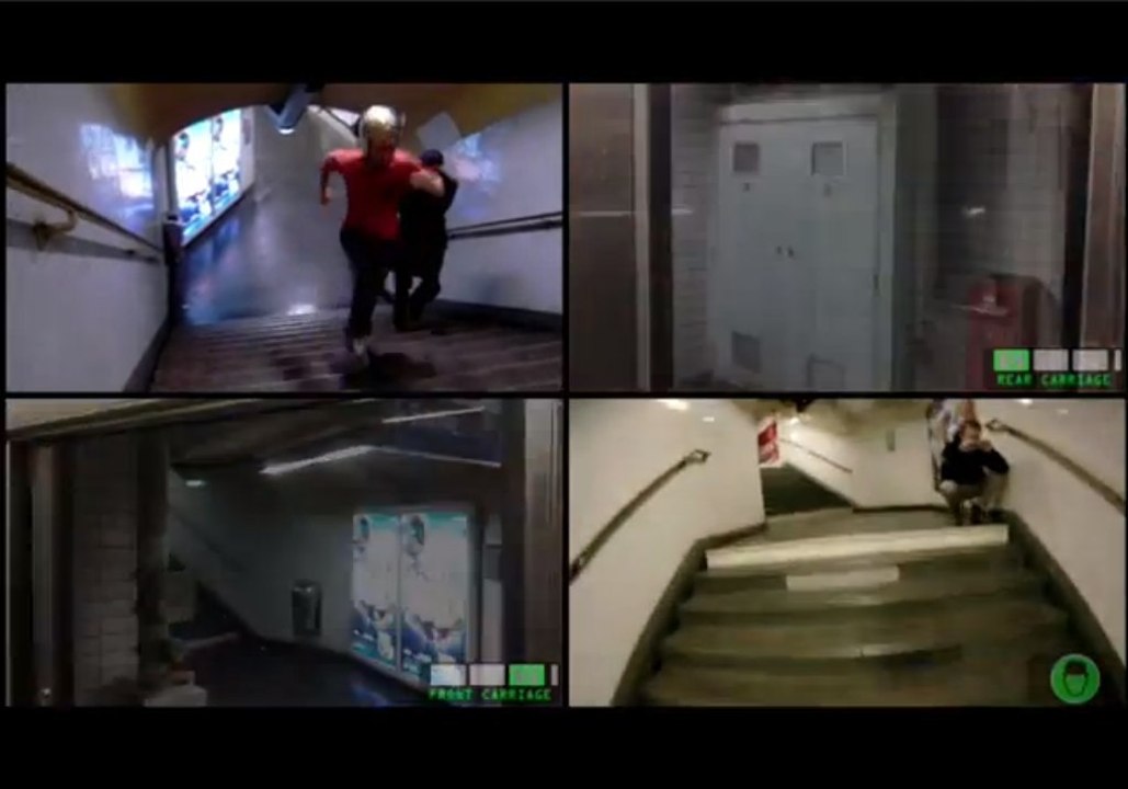 Il va plus vite en courant qu'un métro entre deux stations