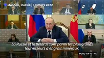 Sanctions: Poutine prévient de conséquences sur les prix énergétiques et alimentaires