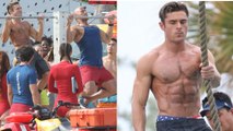 Zac Efron s'est complètement transformé avec The Rock pour Baywatch