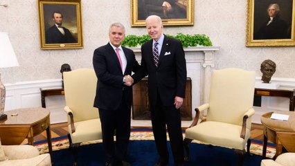 Presidente Duque se reúne con Joe Biden en la Casa Blanca