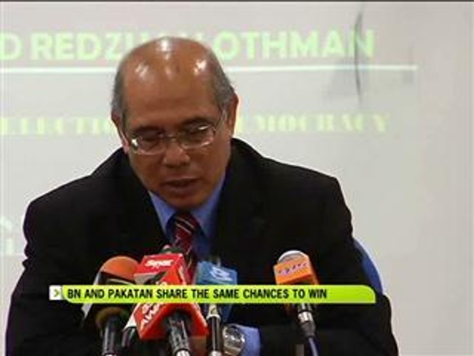 BN and Pakatan the same chances to win