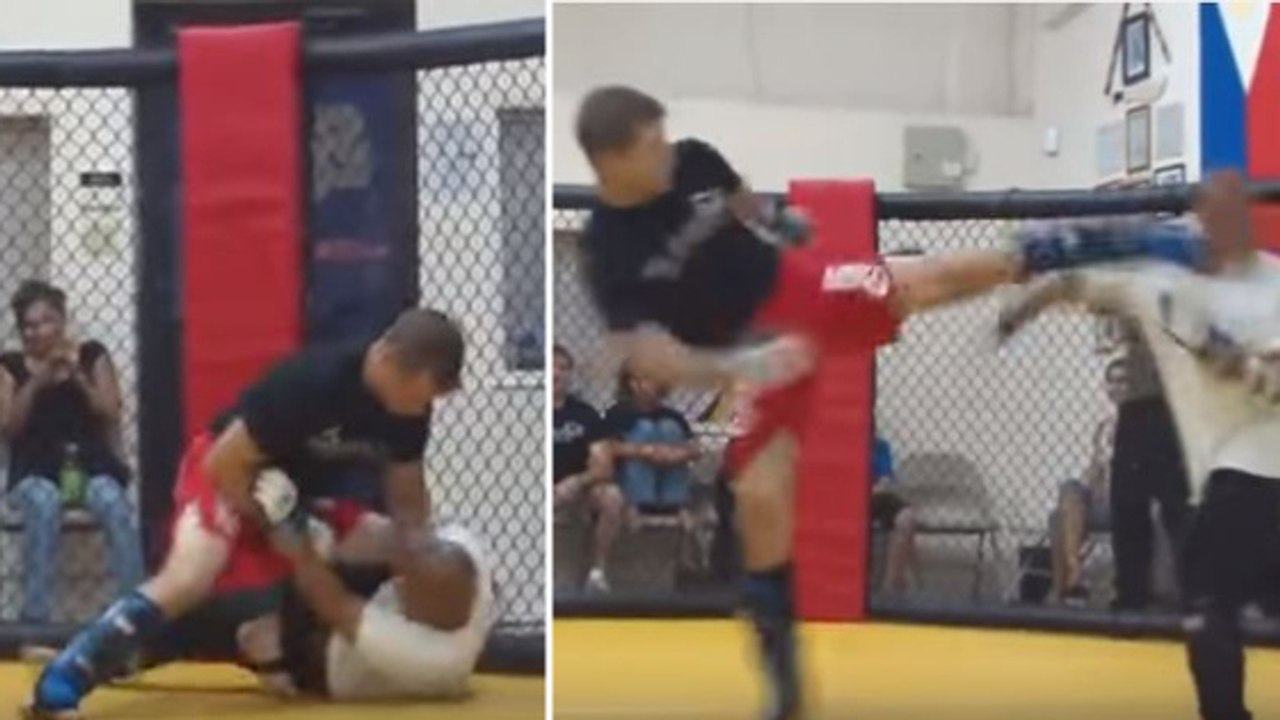 Ce combattant amateur aurait mieux fait de ne pas critiquer le MMA devant ce pro