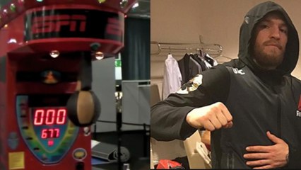 Conor McGregor bat un énorme record sur une Punching Machine