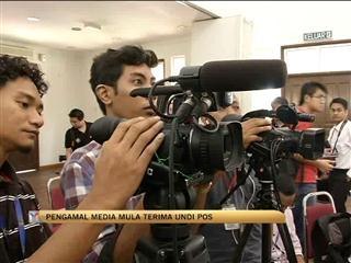 Pengamal media mula terima undi pos