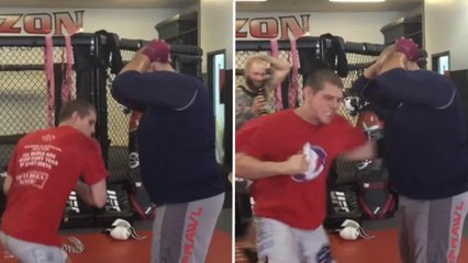 Un mec encaisse 17 coups de poing du combattant UFC Joe Lauzon
