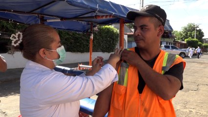 Barrio Cristo del Rosario inicia esquema general de vacunación antiCovid