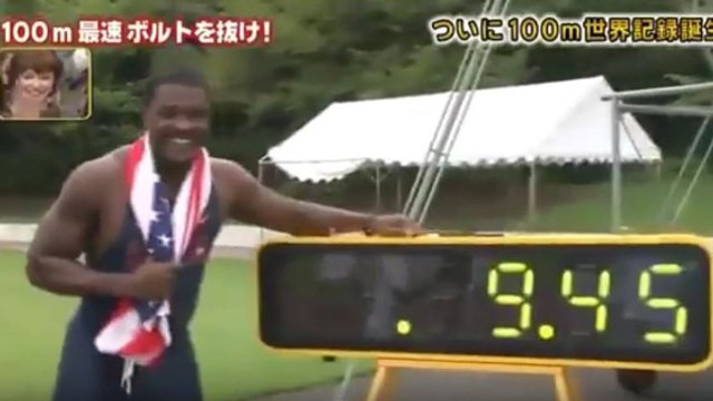 Justin Gatlin bat le record du monde du 100 mètres d'Usain Bolt !