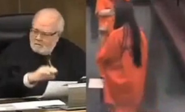 Elle écope de 30 jours de prison pour avoir fait un doigt d'honneur au juge