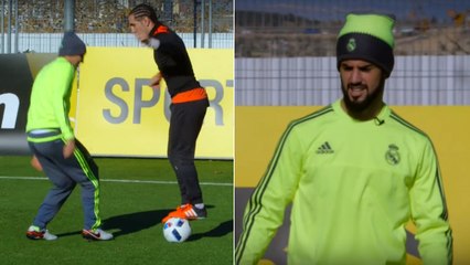Sean Garnier humilie les joueurs du Real Madrid à l'entraînement