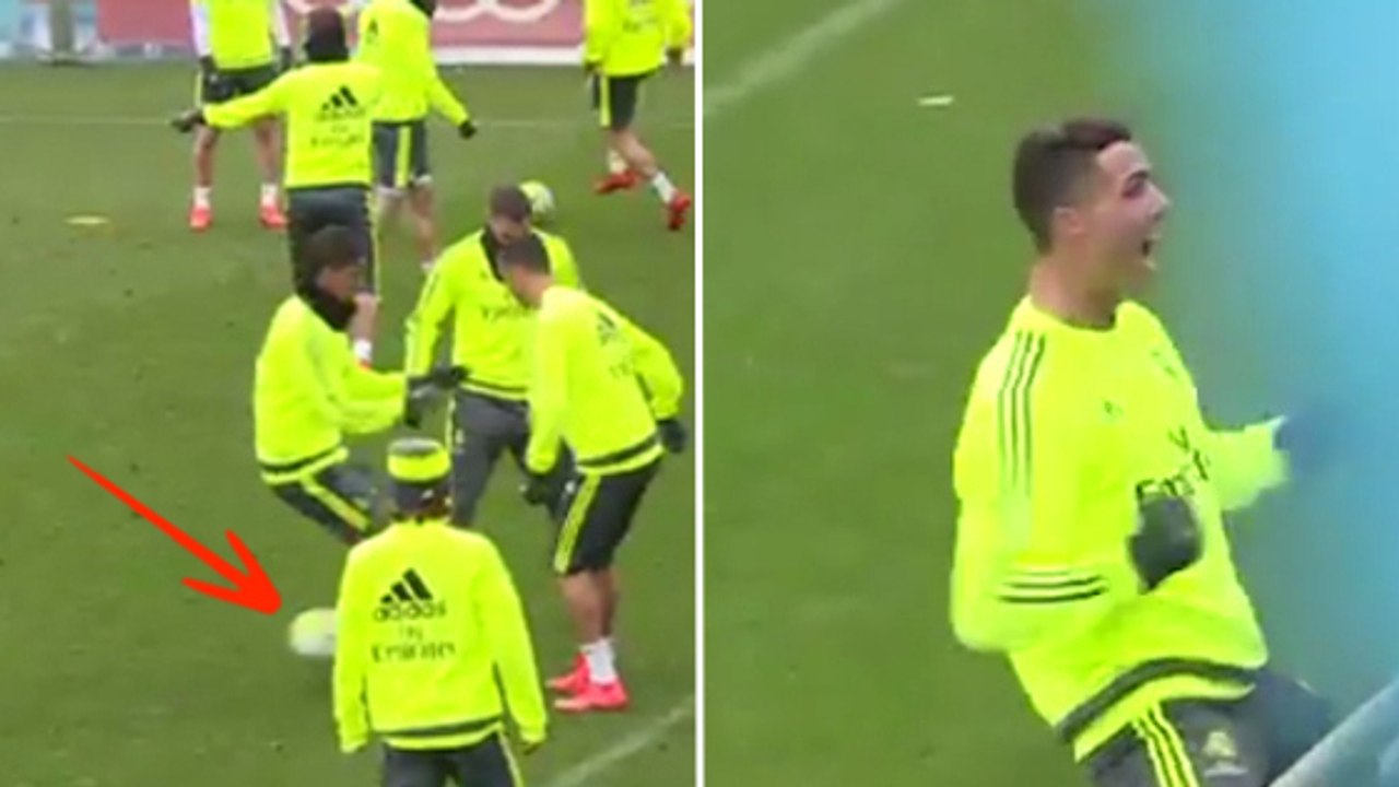 Cristiano Ronaldo humilie Raphaël Varane à l'entraînement du Real Madrid