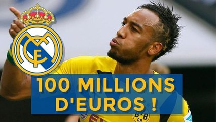 Real Madrid transferts : Pierre-Emerick Aubameyang pour 100 millions d'euros ?