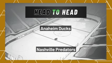 Anaheim Ducks At Nashville Predators: Over/Under
