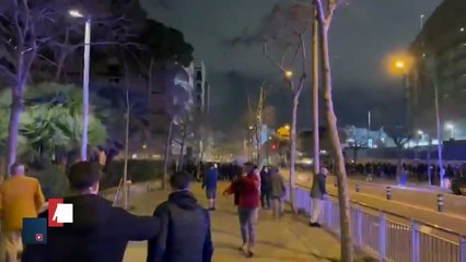 شغب جماهير جالاتا سراي في الكامب نو