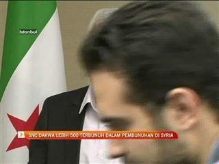 SNC dakwa 500 terbunuh pembunuhan di Syria