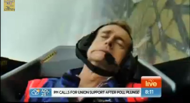 Ce journaliste australien fait un malaise en direct à la télévision