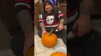 Carving Pumpkin with Dremel Fail