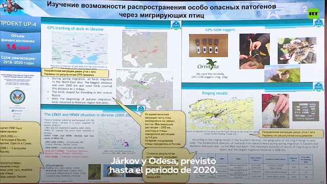 Rusia revela datos del desarrollo de armas biológicas en laboratorios de EEUU en Ucrania