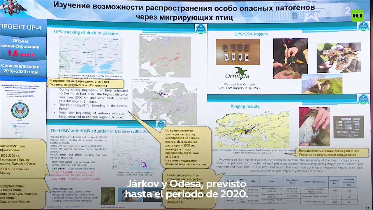 Rusia revela datos del desarrollo de armas biológicas en laboratorios de EEUU en Ucrania