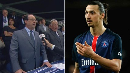 François Hollande fait une bourde en parlant de Zlatan Ibrahimovic