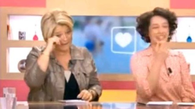 Le magazine de la santé : Marina Carrère d'Encausse prise d'un fou rire en direct
