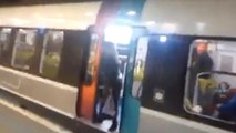 Elle se fait éjecter d'un RER à coup de pied parce qu'elle bloque la fermeture des portes