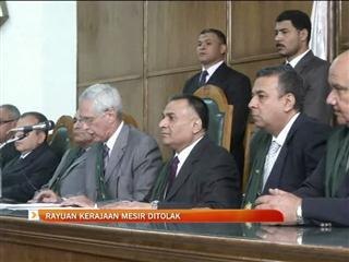 Rayuan kerajaan Mesir ditolak