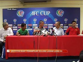 Griffiths buat penampilan sulung lawan Lions XII