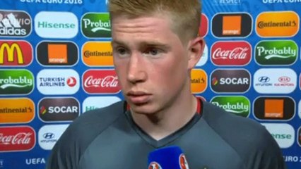 Kevin De Bruyne n'est pas inquiet par le niveau de la Belgique et le fait savoir sans langue de bois