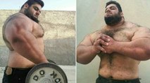 Sajad Gharibi est considéré comme le Hulk iranien grâce à sa force hallucinante