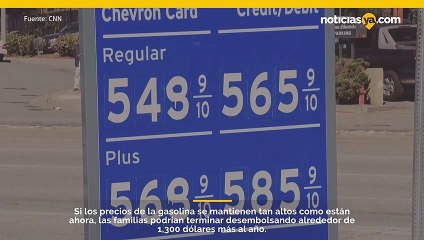 El incremento de la gasolina podría costarle a las familias $1,300 dólares más al año