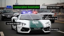 Découvrez la Lamborghini Aventador, la Ferrari FF et la Chevrolet Camaro SS des policiers de Dubaï