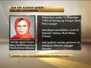 Tan Sri Aishah Ghani dalam kenangan