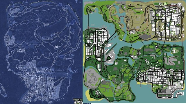 GTA 5 : la carte de la ville de Los Santos dévoilée ?