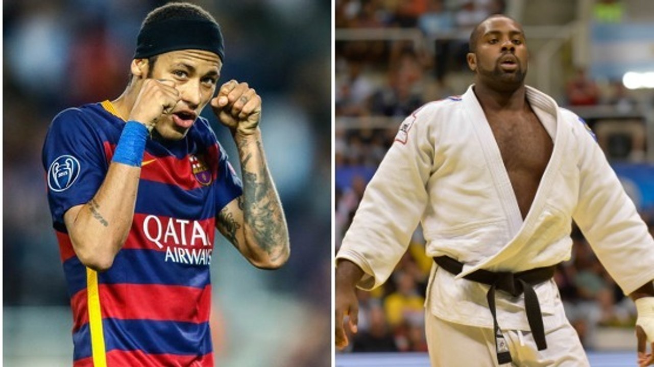 Neymar soutient Teddy Riner pour les Jeux Olympiques de Rio