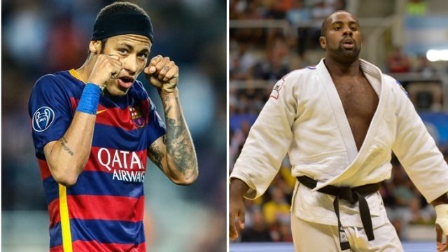Neymar soutient Teddy Riner pour les Jeux Olympiques de Rio