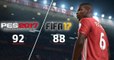FIFA 17 vs PES 2017 : la comparaison des notes des meilleurs joueurs du monde