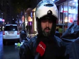 Yasağa rağmen verilen siparişe motokurye isyan etti!