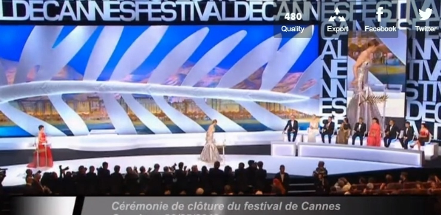 Palmarès Festival de Cannes 2013 : La palme d'or remise à Abdellatif Kechiche pour La vie d'Adèle