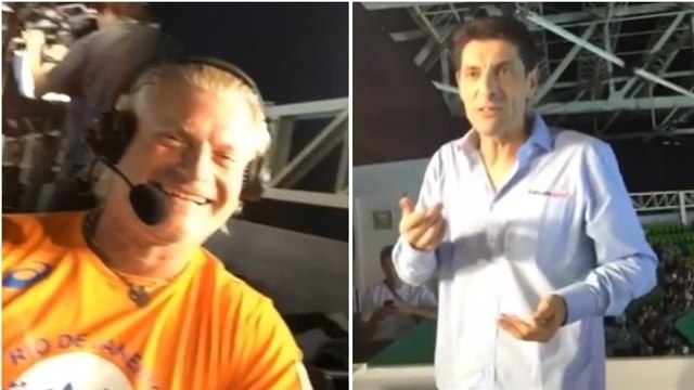 Philippe Lucas urine sur les lunettes d'un journaliste de France Télévisions pour lui faire une blague