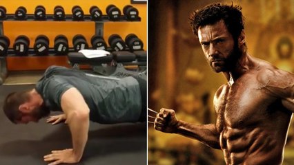 Hugh Jackman montre quelle technique d'entrainement il utilise pour se changer en Wolverine