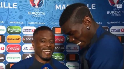 Paul Pogba et Patrice Evra font le show à la télévision italienne