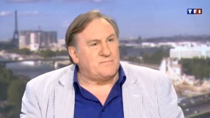 Gérard Depardieu sur TF1 : ''Je n'ai jamais quitté la France''