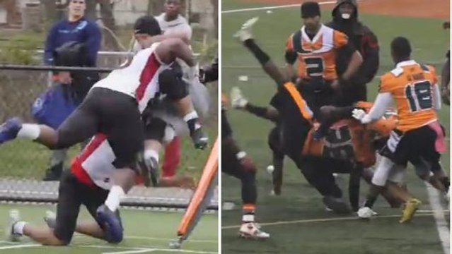Cette nouvelle version du foot américain sans protection est le sport le plus badass jamais vu