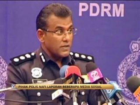 Polis nafi laporan beberapa media sosial