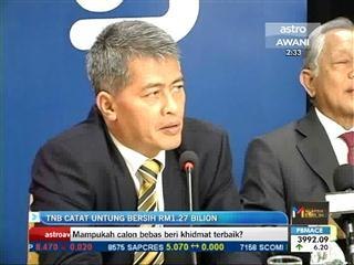 TNB catat untung bersih RM1.27 bilion