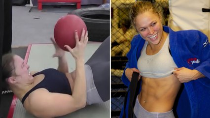Ronda Rousey : son entraînement pour abdos intense