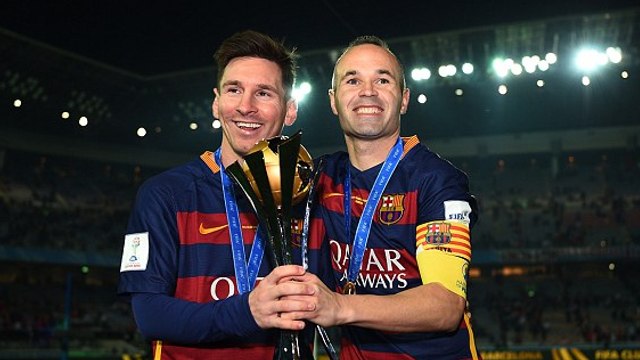 Lionel Messi révèle que c'est Andres Iniesta qui est le joueur qui l'impressionne le plus