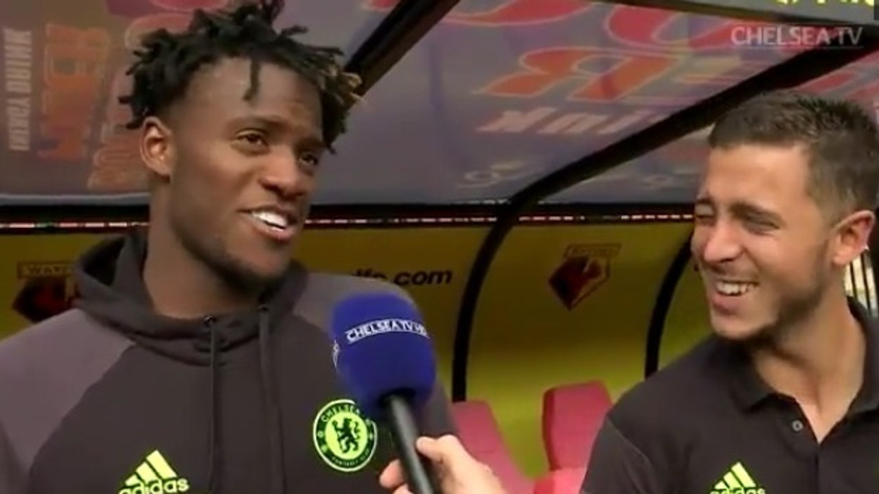 Eden Hazard ridiculise Michy Batshuayi lors de sa première interview en Anglais