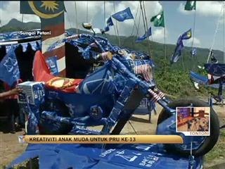 Kreativiti anak muda untuk PRU