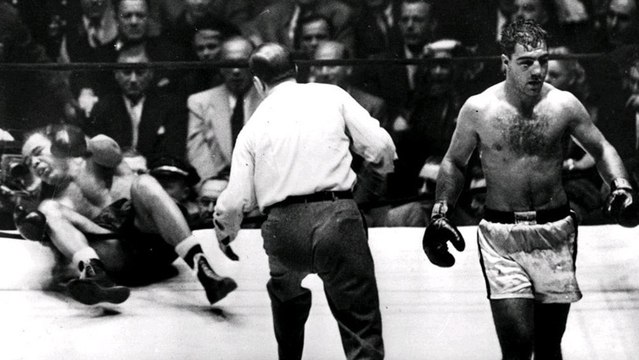 Le jour où Rocky Marciano a éjecté le grand Joe Louis du ring en le mettant KO
